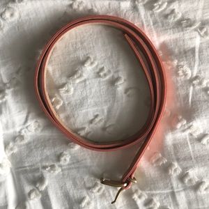 GU J Crew Pink Skinny Belt (small)